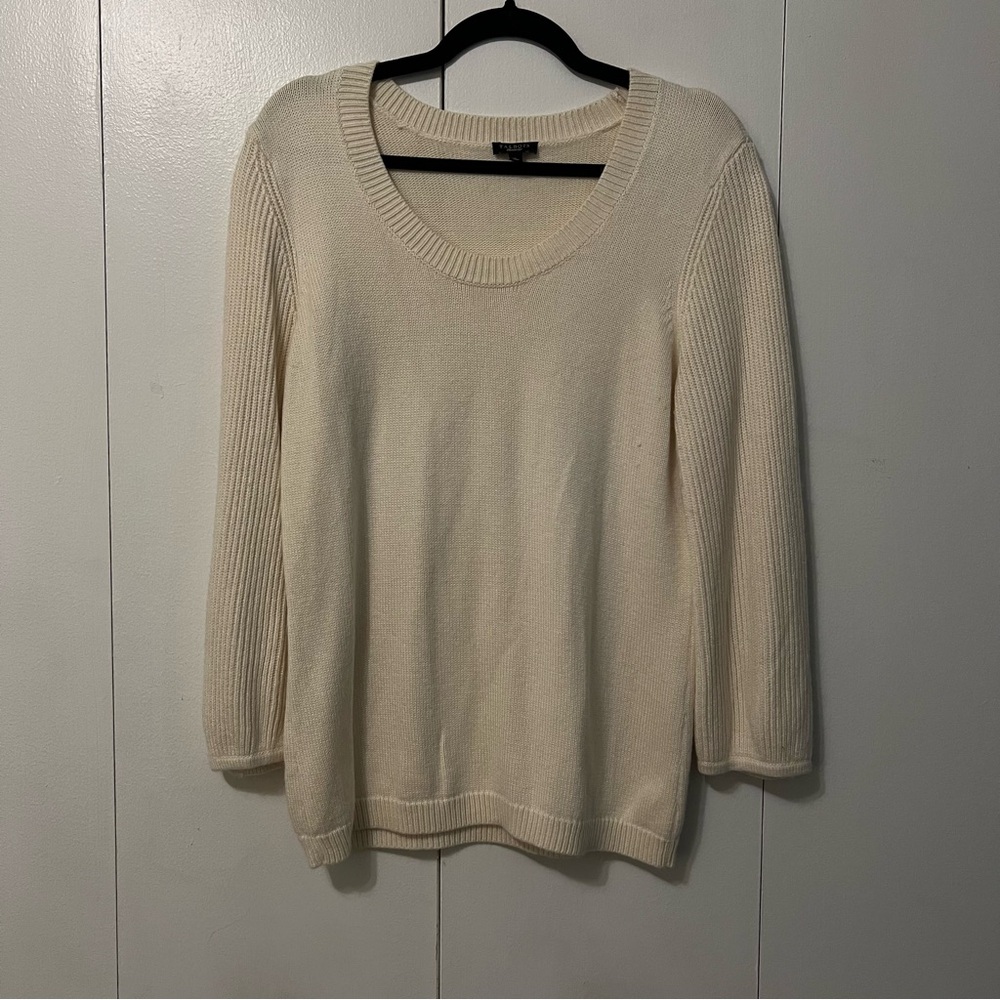 Cream Talbots Sweater